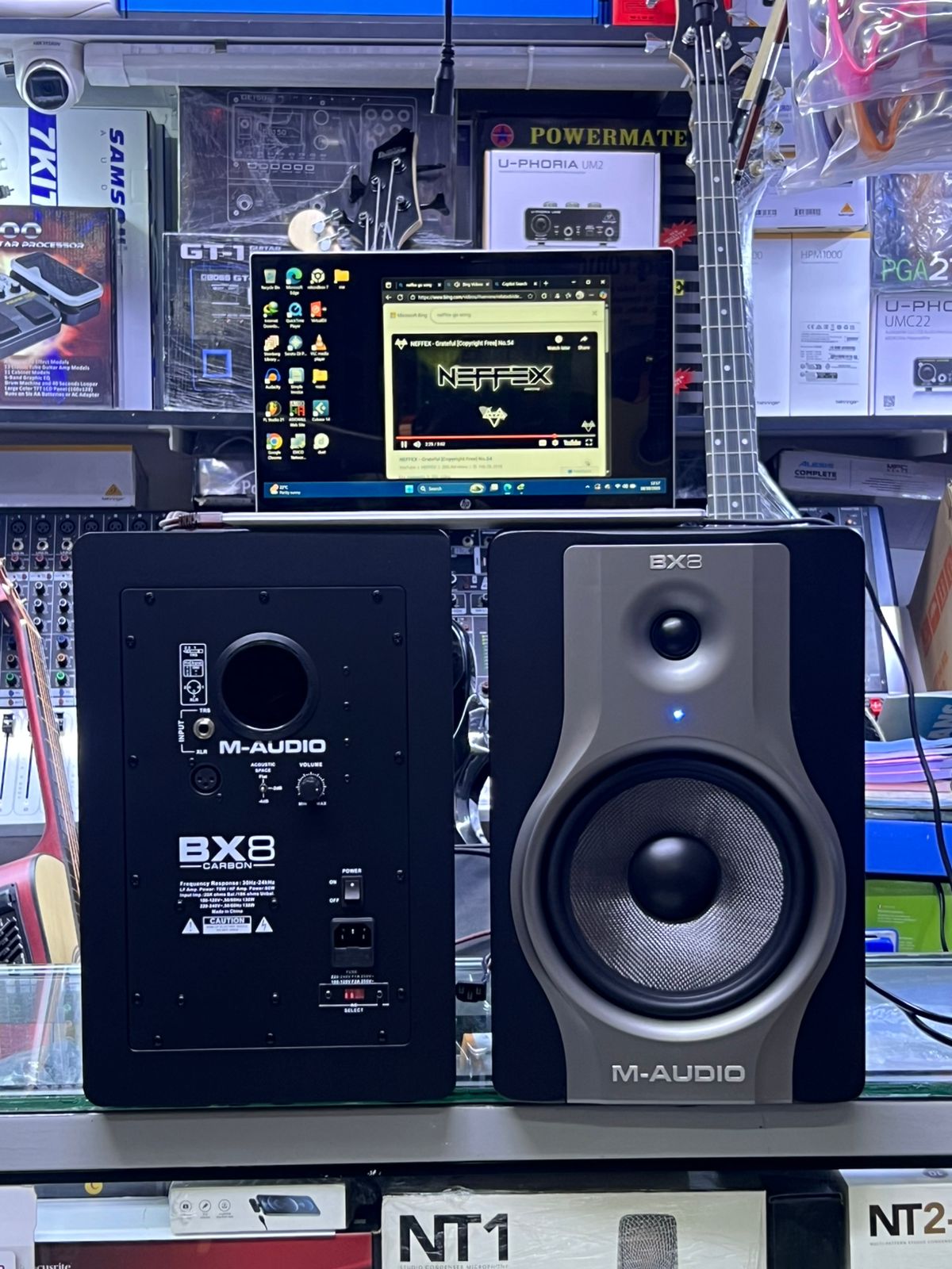 M-Audio BX8 Carbon Studio Monitor Speakers (Pair) | Professional Studio Reference Monitors - Image 2