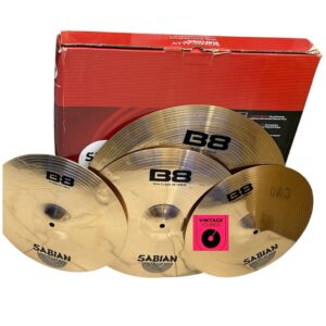 Complete Sabian B8 Drumset Cymbals – High-Performance Pack.