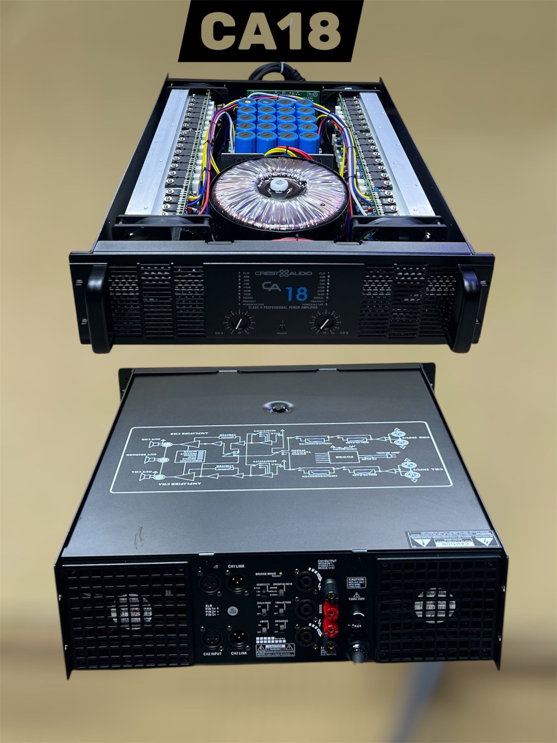 Crest Audio CA18: Professional High-Power Amplifier