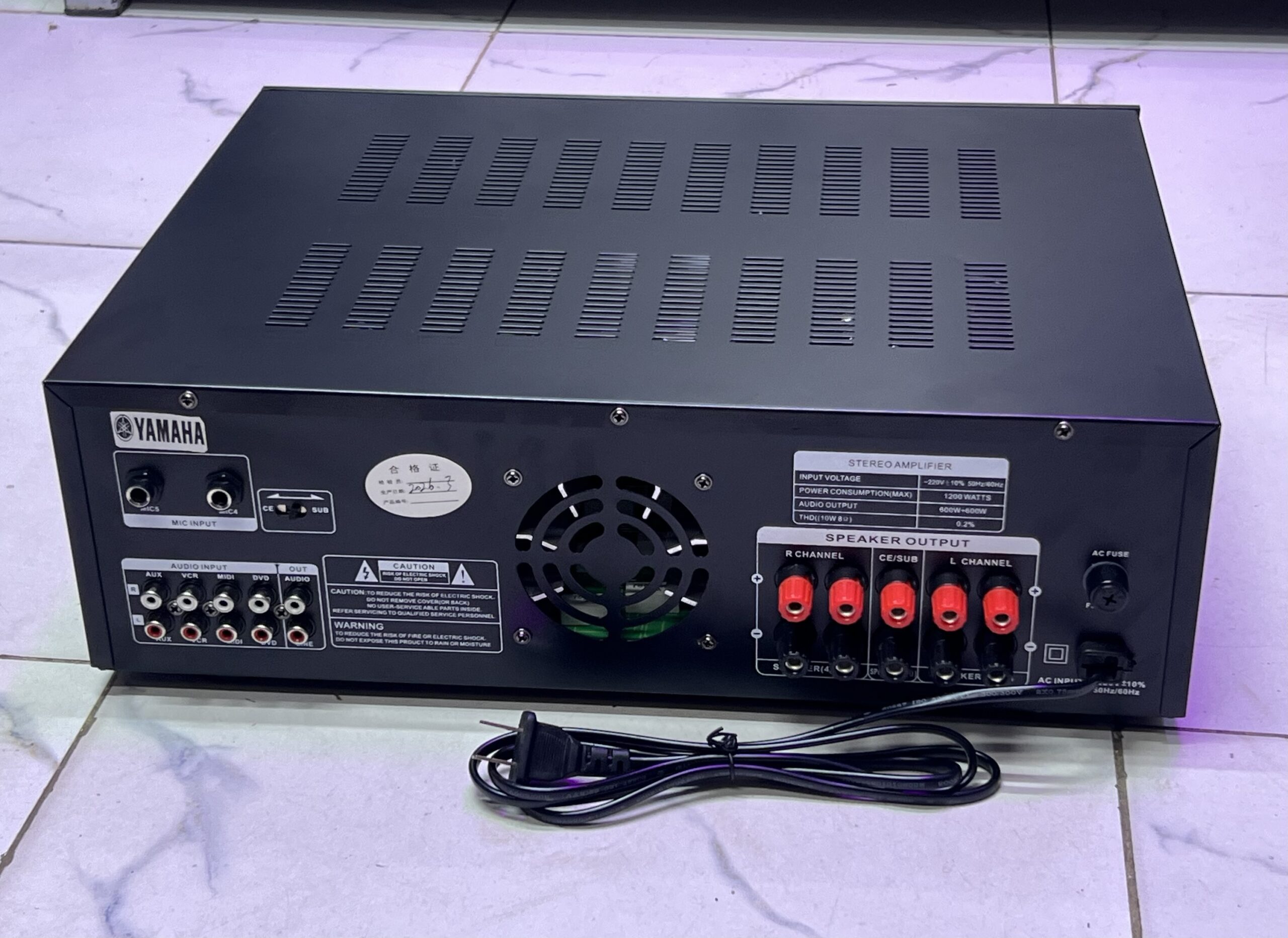 KA7200: 1200W Digital Karaoke Amplifier - Image 2