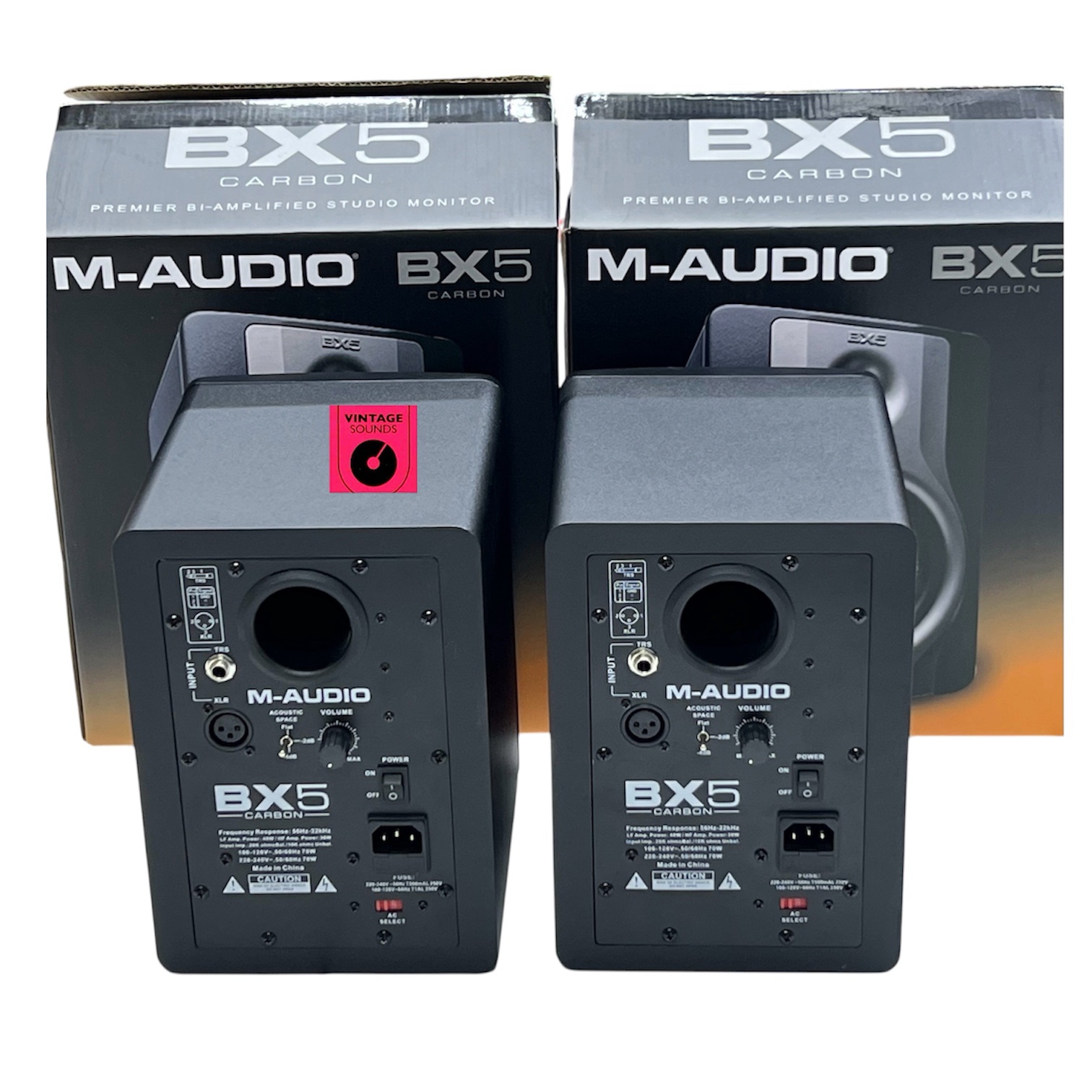 M-Audio BX5 Carbon Compact 2-Way 5 inch Active Studio Monitor for Music Production, Recording and Mixing (pair) - Image 2