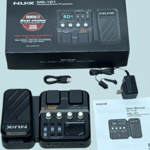 NUX MG-101 Guitar Multi Effects Processor with 25 Amps & IR Loader